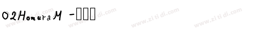02HomuraM 字体转换